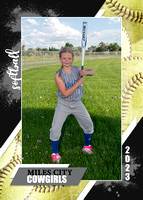 Dillyn Love softball 2023