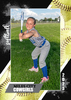 Hadley Burch softball 2023